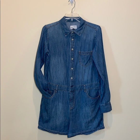 Ladies denim romper - Picture 3 of 7
